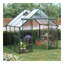 Base surélevée en polycarbonate à double porte 8X6FT-Green