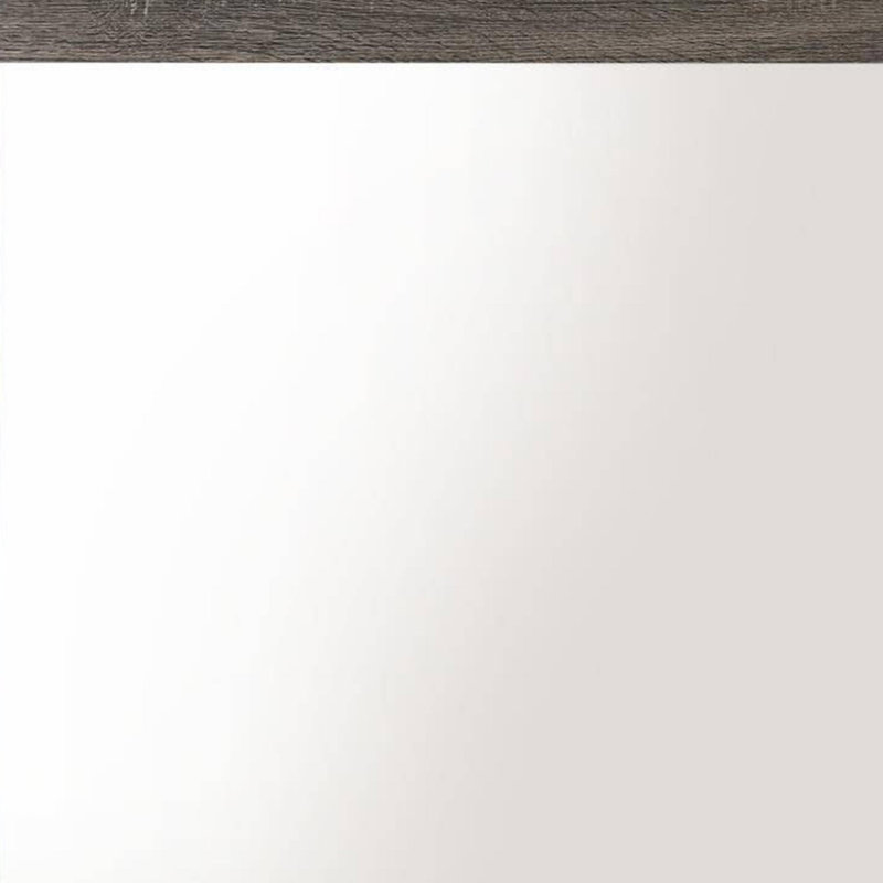 Miroir de commode Kashawn, Gris