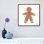 Reproduction d’art, "Gingerbread Man" par Orara studio