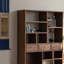 Bibliothèque de style européen vintage et unique