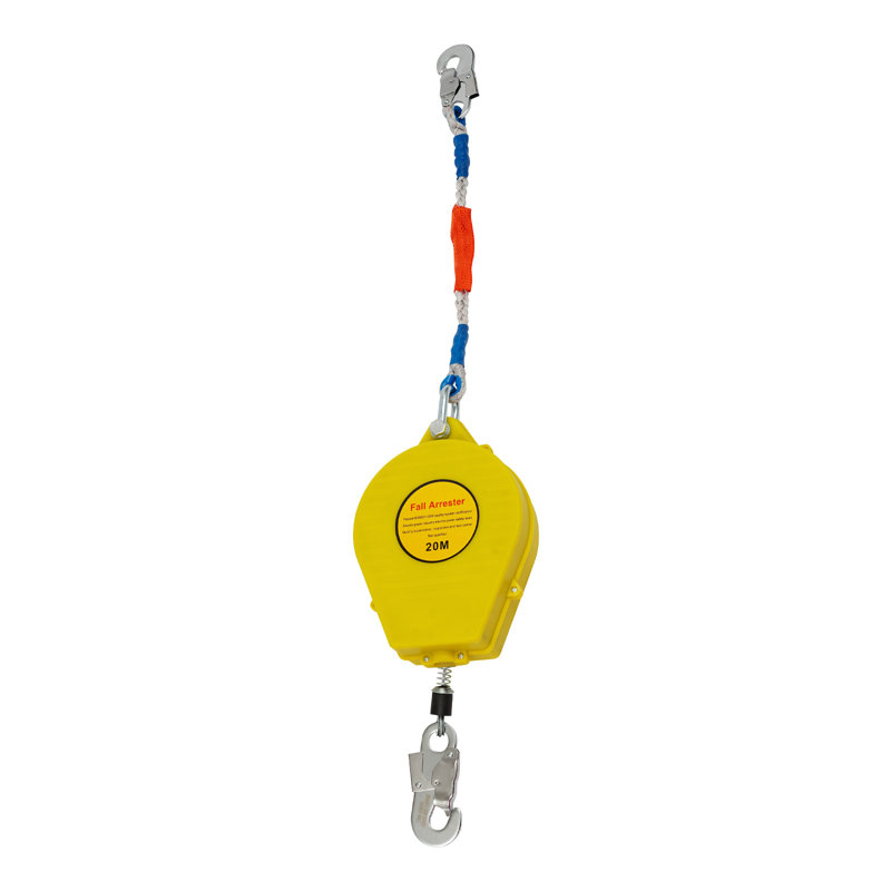Antichute auto-rétractable, Jaune, H 3 po x l 12,2 po x P 8,27 po