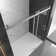 60'' W 76'' H Frameless Rectangle Reversible Shower Stall