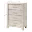 Armoire de chevet contemporaine à 4 tiroirs 1Pc-818337014