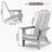 Westway Foldable Outdoor Adirondack Chair-1327338468