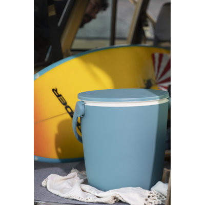 Keter Maelly Go Bar Portable 2in1 Cooler Picnic Table With Carrying Handle and 15 Can Capacity, Teal