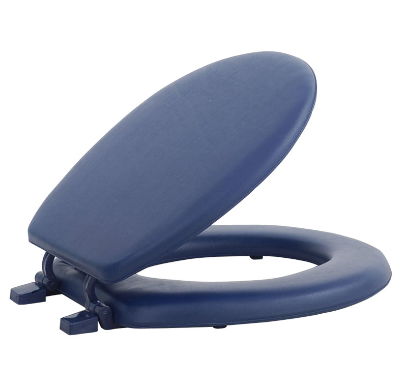 Siège de toilette rond Fantasia, Bleu marine