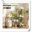 Support à plante pour plantes d'intérieur Support à plantes d'extérieur pour plantes multiples 3 niveaux Support à plantes pour salon Patio