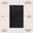 Asaldis Solid Low-Pile Black Rug-1938045633