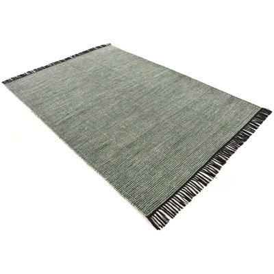 Solid Colour Hand Woven Area Rug