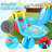 15.4' x 14.6' Bounce House with Air Blower & 2 Water Slides & 2 Splash Pools & 2 Climbing Walls