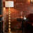 62.5 Inch Metal Led Floor Lamp With Gold Sphere Base And Drum Shade, Modern Transitional Design For Living Room Office Bedroom