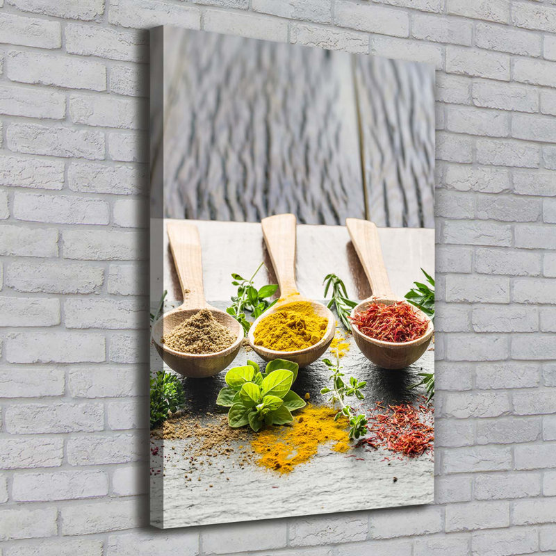 Spices - Wrapped Canvas Print