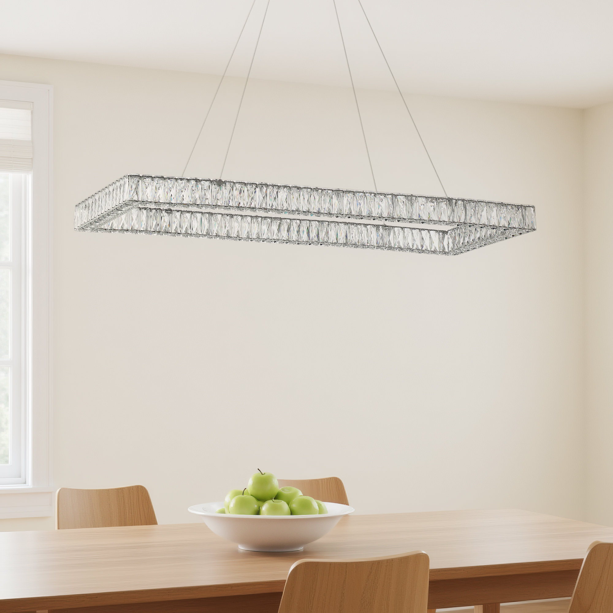 Adela Single - Light Metal Dimmable Chandelier