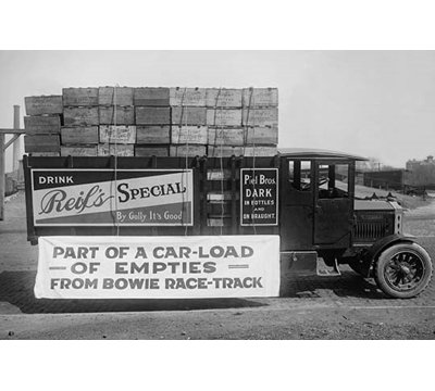 " Truck Load Of Empty Bottles In Boxes From Racetrack "