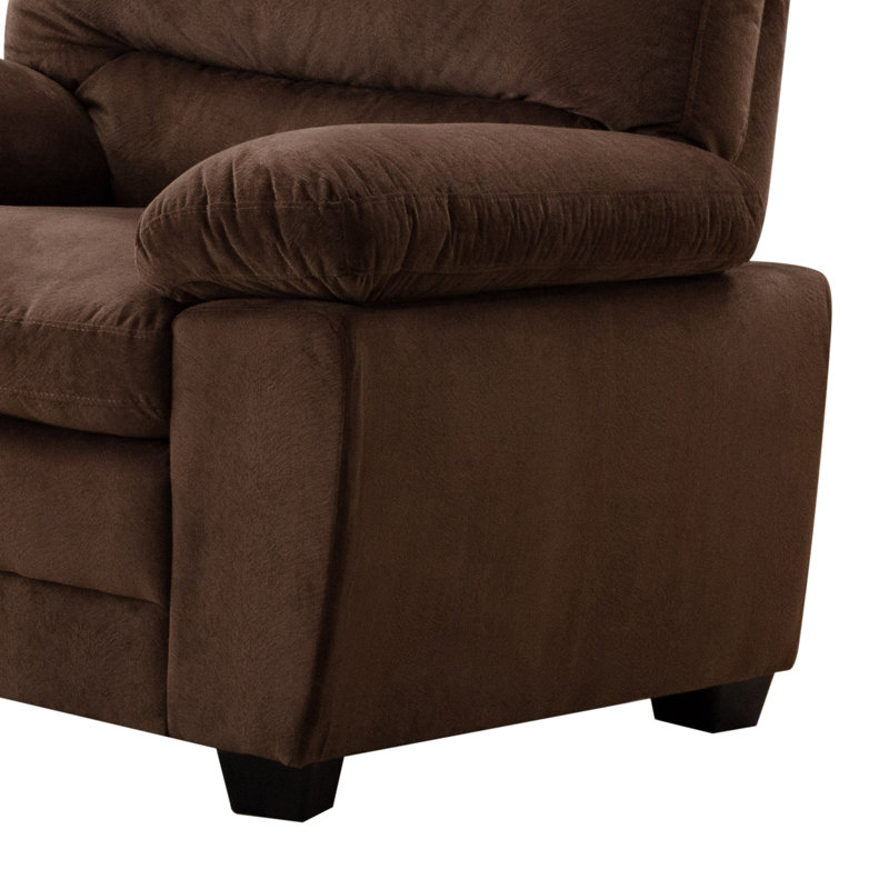 Abreona Upholstered Armchair, Brown
