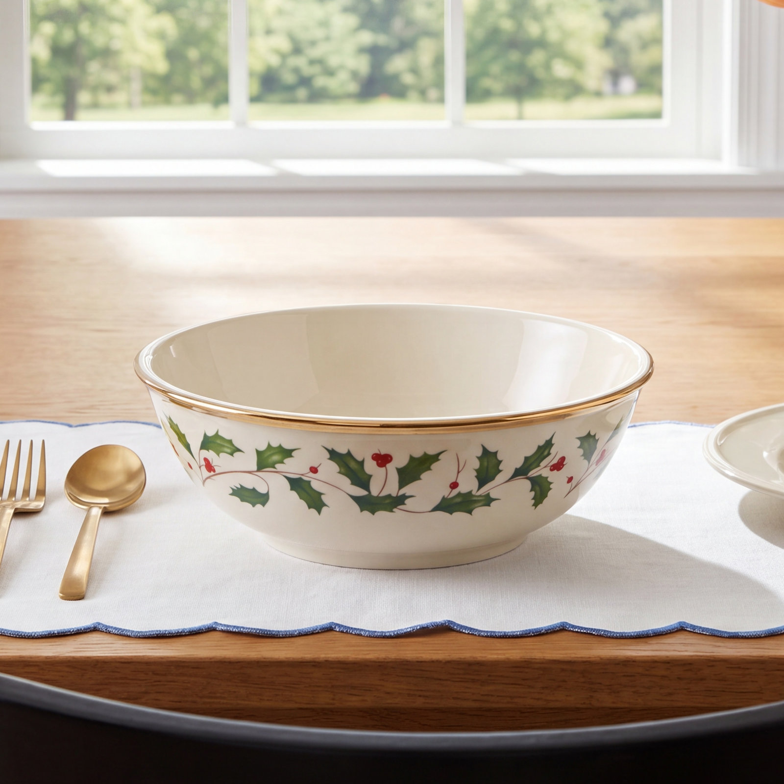 Lenox Holiday Porcelain Soup Bowl