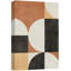 Style Mid-Century des années 1960, collage de style Mid-Century abstrait géométrique minimaliste, formes d'art Boho-124835482-124835481