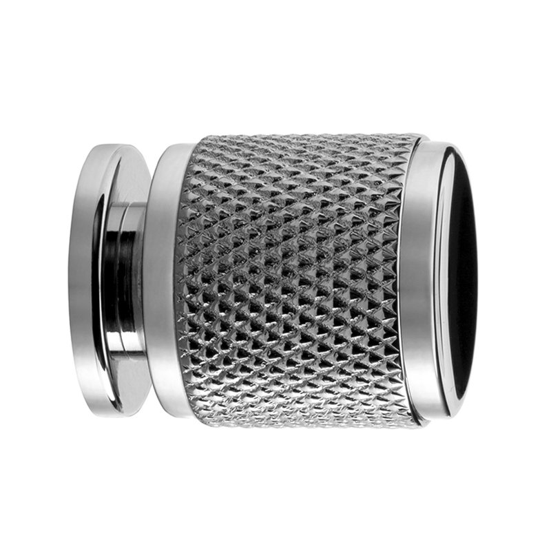 Poignée ronde Jazz, Chrome brillant, H 1,18 po x l 1,17 po x P 1,17 po