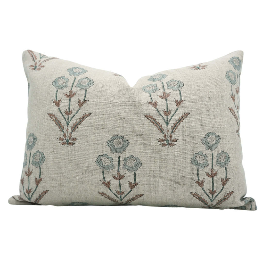 Fabritual Block Print Thick Linen  Throw Pillow Covers  (Amitabh, Grey) Fabdivine 