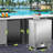 24“W 190 Cans Outdoor Stainless Steel Beverage Refrigerator with LED Lighting, Removable Shelves, and Temperature Memory - IPX4 Waterproof, Rust-Resistant, Built-In or Freestanding for Home/Commercial Use