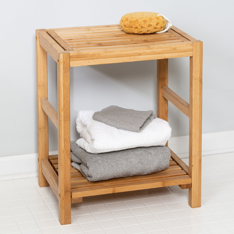 Moraga 16.54'' W Bamboo Shower Bench