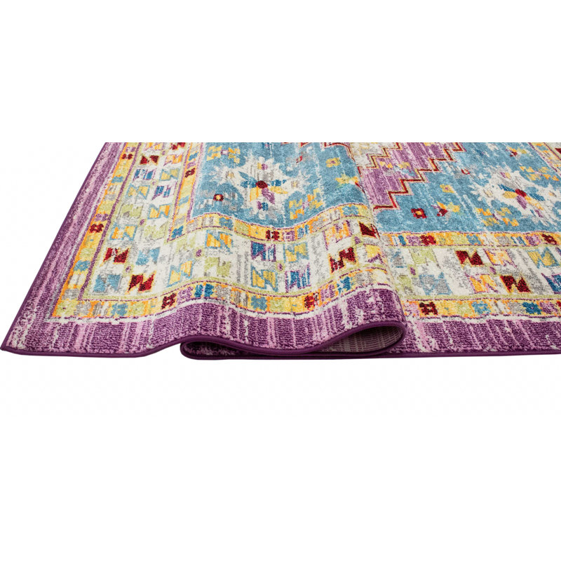 Larrick Oriental Indoor Rug, Rectangle 5'3" x 8'