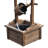 Indoor Outdoor Wood Waterfall Fountain