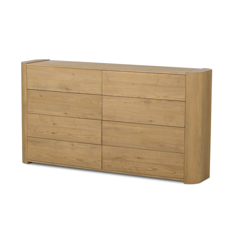 Radius 8 Drawer Dresser-Light Blonde Sungkai Veneer