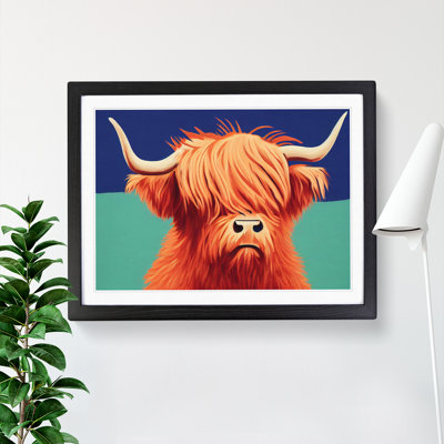 Highland Cow - Single Picture Frame Print