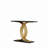 Accent Table Console With Gold Intertwined Metal Legs, Luxury High-End Entryway Furniture For Modern Homes