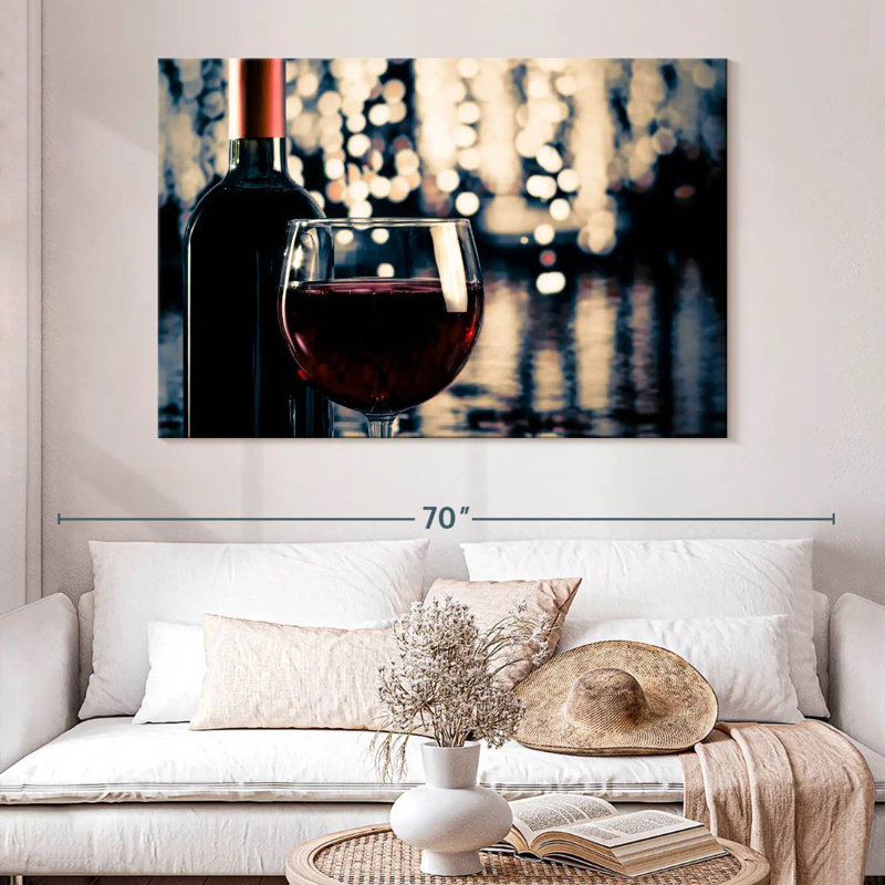 Vin rouge festif Yarlin, H 34 po x l 51 po