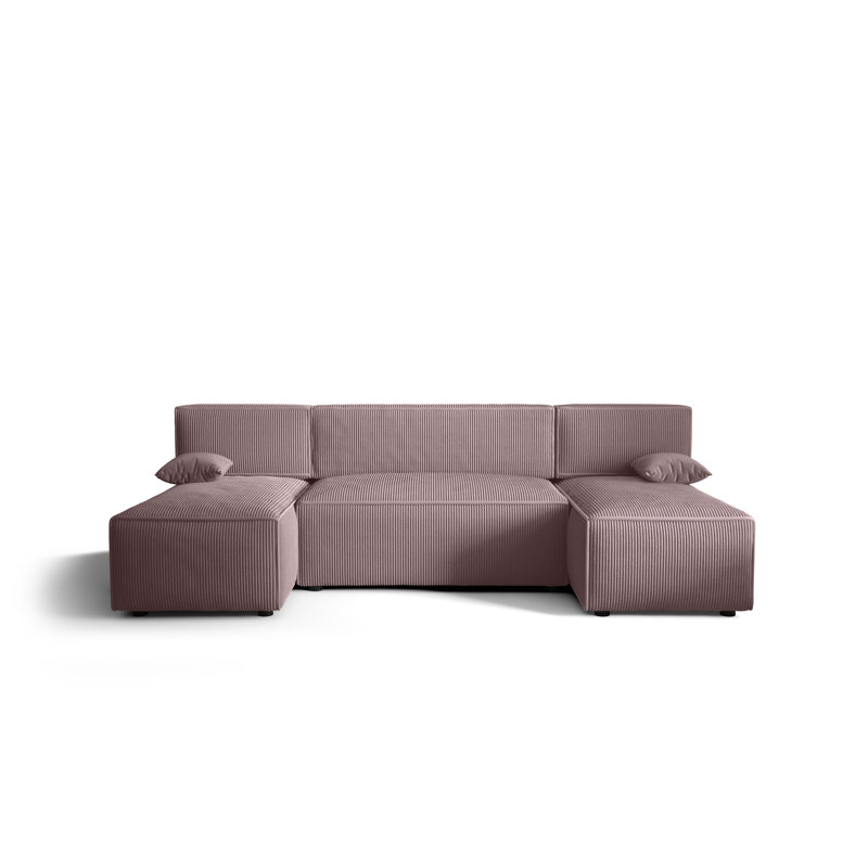 Carie 5 Seater Corner Sofa , Purple