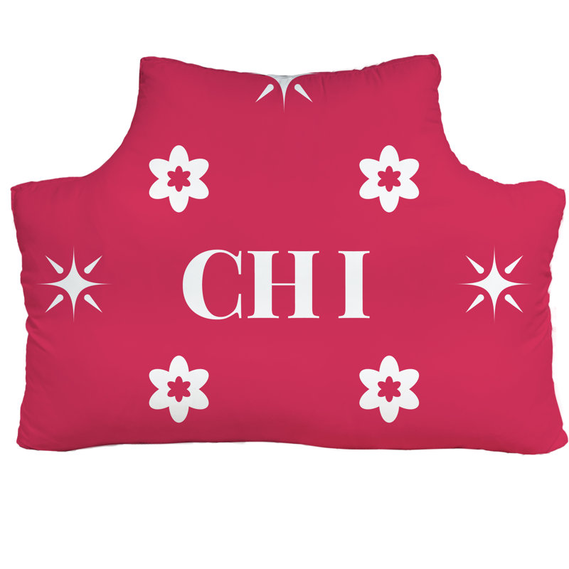 Oreiller en coton sergé 20 pouces x 14 pouces Chicago Basketball Colors, Blanc / Rose