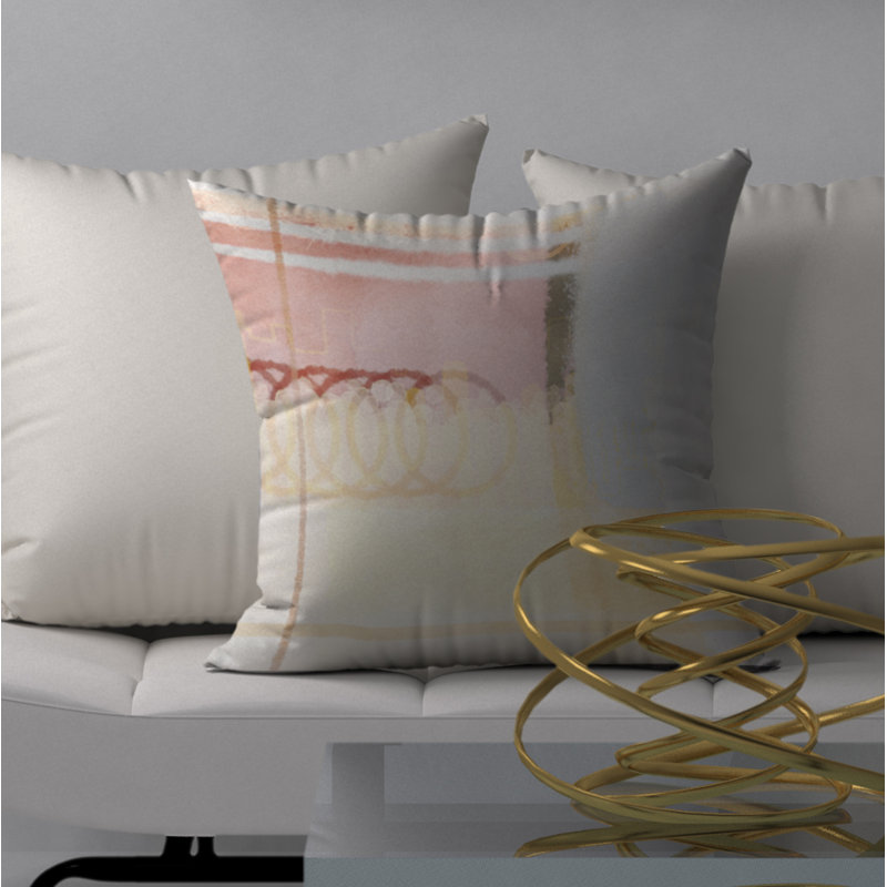  Housse de coussin carré et insert, 18 po x 18 po
