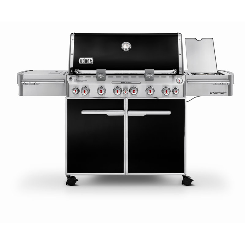 Weber Summit E-670, Black, Natural Gas