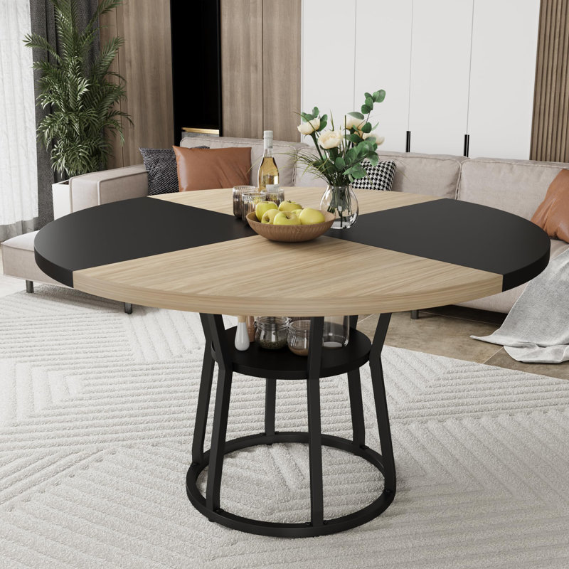 Dining Table, Oak/Black