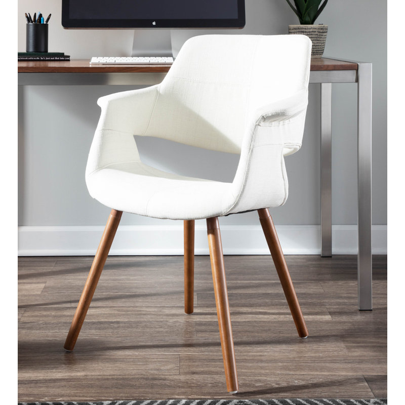 Fauteuil rembourré Amein, Crème