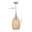 Luminaire suspendu tissé en rotin naturel pour salle à manger-33750227