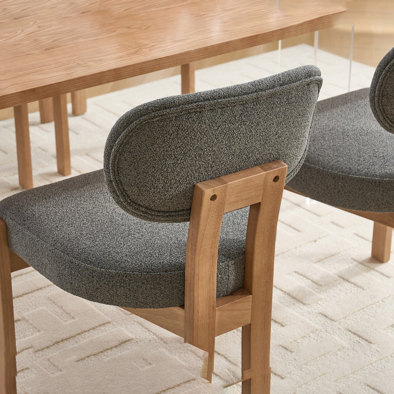 Chaises de salle à manger modernes, chaises de salle à manger rembourrées modernes, chaises de campagne pour la salle à manger, ensemble de 2