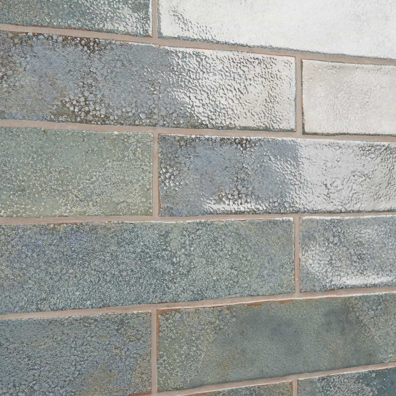 Kalay 3x12 Glossy Ceramic Subway Tile, Green