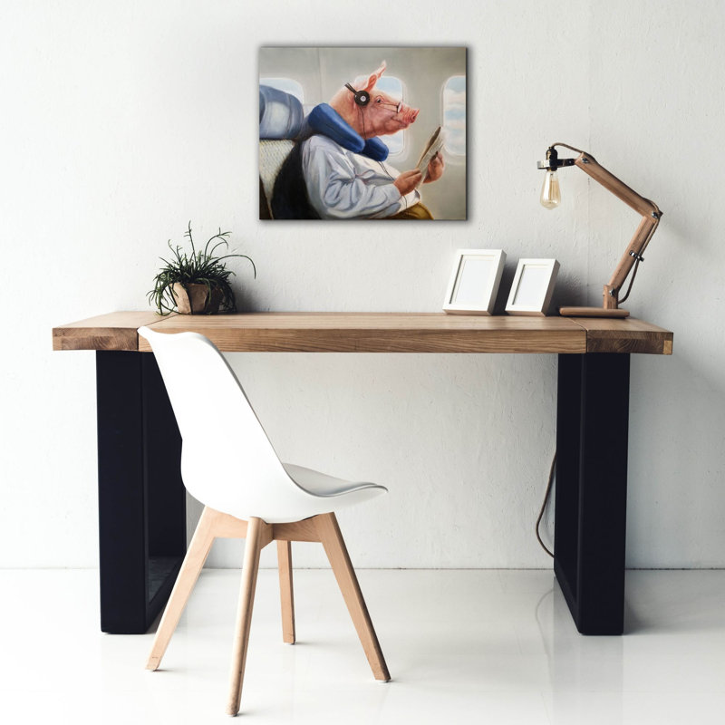 'When Pigs Fly No. 2' by Lucia Heffernan, Canvas Wall Art, 20" H x 24" W x 0.75" D