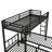 Tumblea Triple Bunk Bed Set - Metal Twin Over Twin & Twin XL With Guardrails And Storage