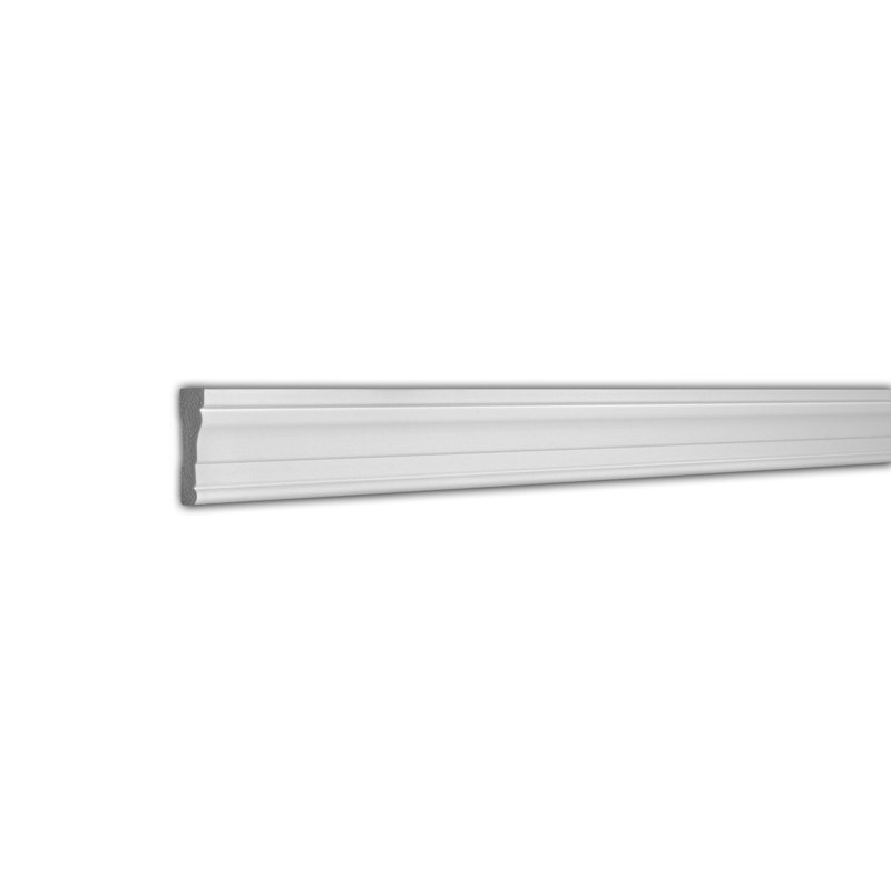 8-Foot White Polystyrene Wall Panel Moulding Set
