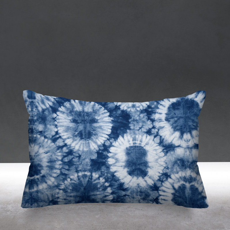 Hosi Abstract Outdoor Reversible Throw Pillow