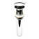 Pop-Up Bathroom Sink Drain Stopper with Overflow