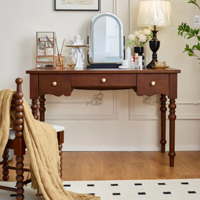 French style solid wood desk