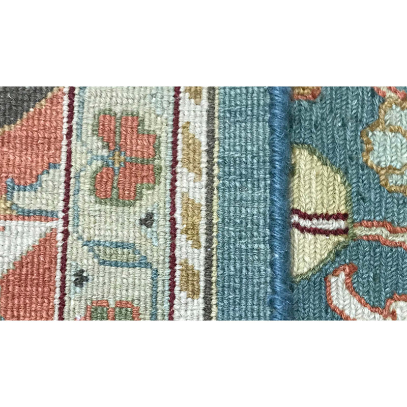 Tapis rouille de haute qualité noué à la main de haute qualité