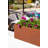 Corten Steel Series 9" H Rectangle Window Box Planter-20569363