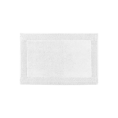Gray 24X60" 100% Cotton Reversible 3000 Gsm Bath Rug - Superior , Machine Washable, , Non Slip Recommended, Long Term Use In For Plushness, Recommended