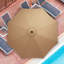 Parasol d'extérieur 9 pi 9 pi-2080099161